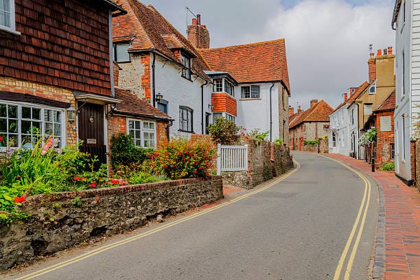 Alfriston village in the south downs national park in East Sussex. Self-Catering Holiday Cottage Accommodation In Sussex