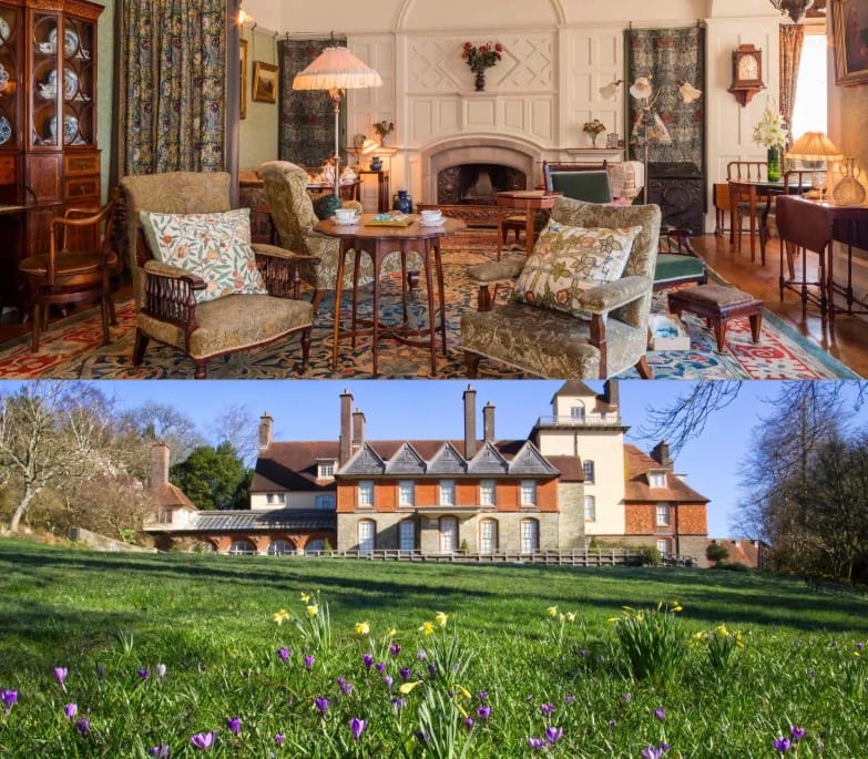 Self-Catering Holiday Cottage Accommodation In Sussex Historic country house and traditional interior surrounded by gardens and spring flowers