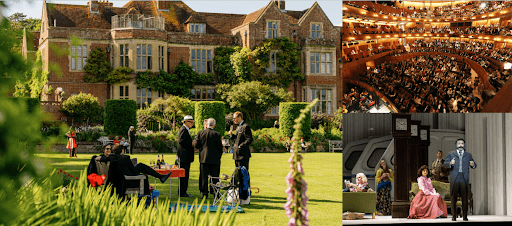 Self-Catering Holiday Cottage Accommodation In Sussex Country house and gardens with theatre auditorium and live stage performance